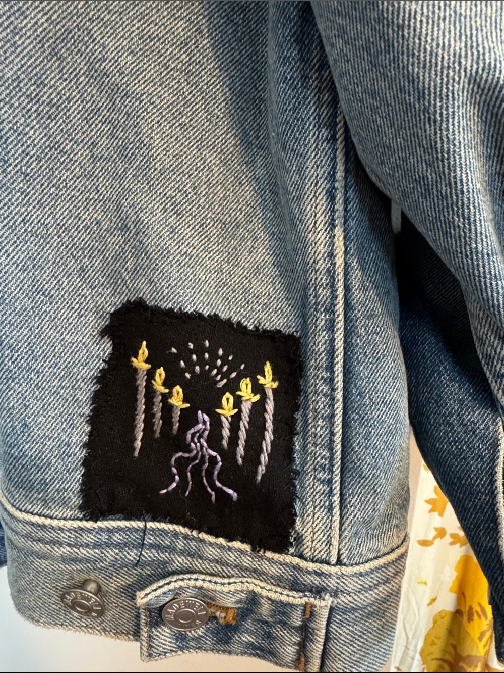 Madewell Oversized Light Blue Denim Jacket - Picture 5 of 5